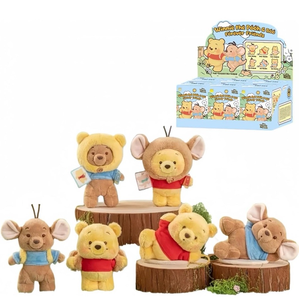 Disney Winnie The Pooh and Roo's Good Friends Series Plush Pendant Blind Box
